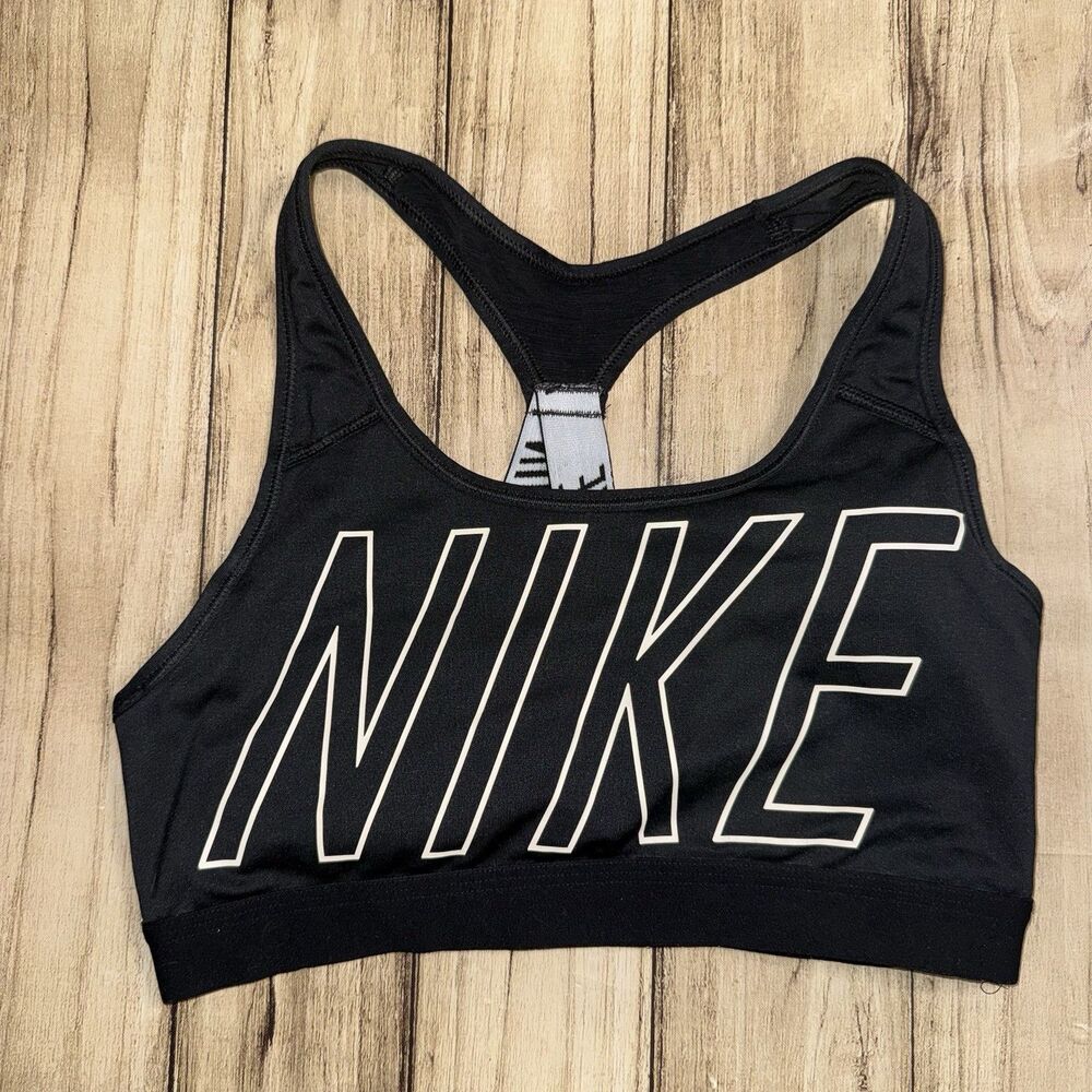 Women’s Nike Pro Dri Fit Racerback Small Black Sports Bra